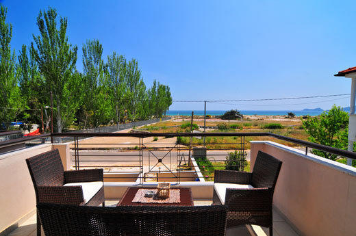 Golden Sunrise Apartments Chrysi Ammoudia Luaran gambar