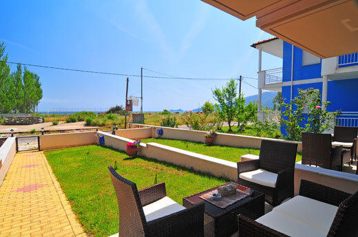 Golden Sunrise Apartments Chrysi Ammoudia Luaran gambar