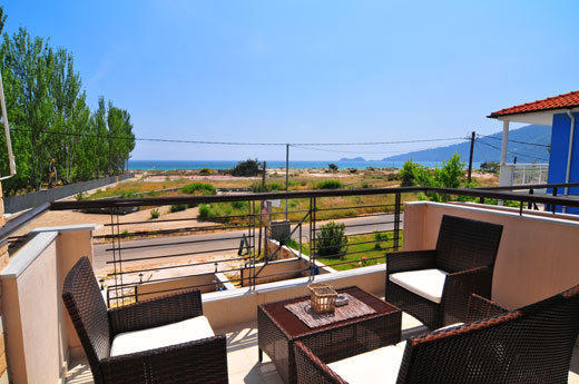 Golden Sunrise Apartments Chrysi Ammoudia Luaran gambar